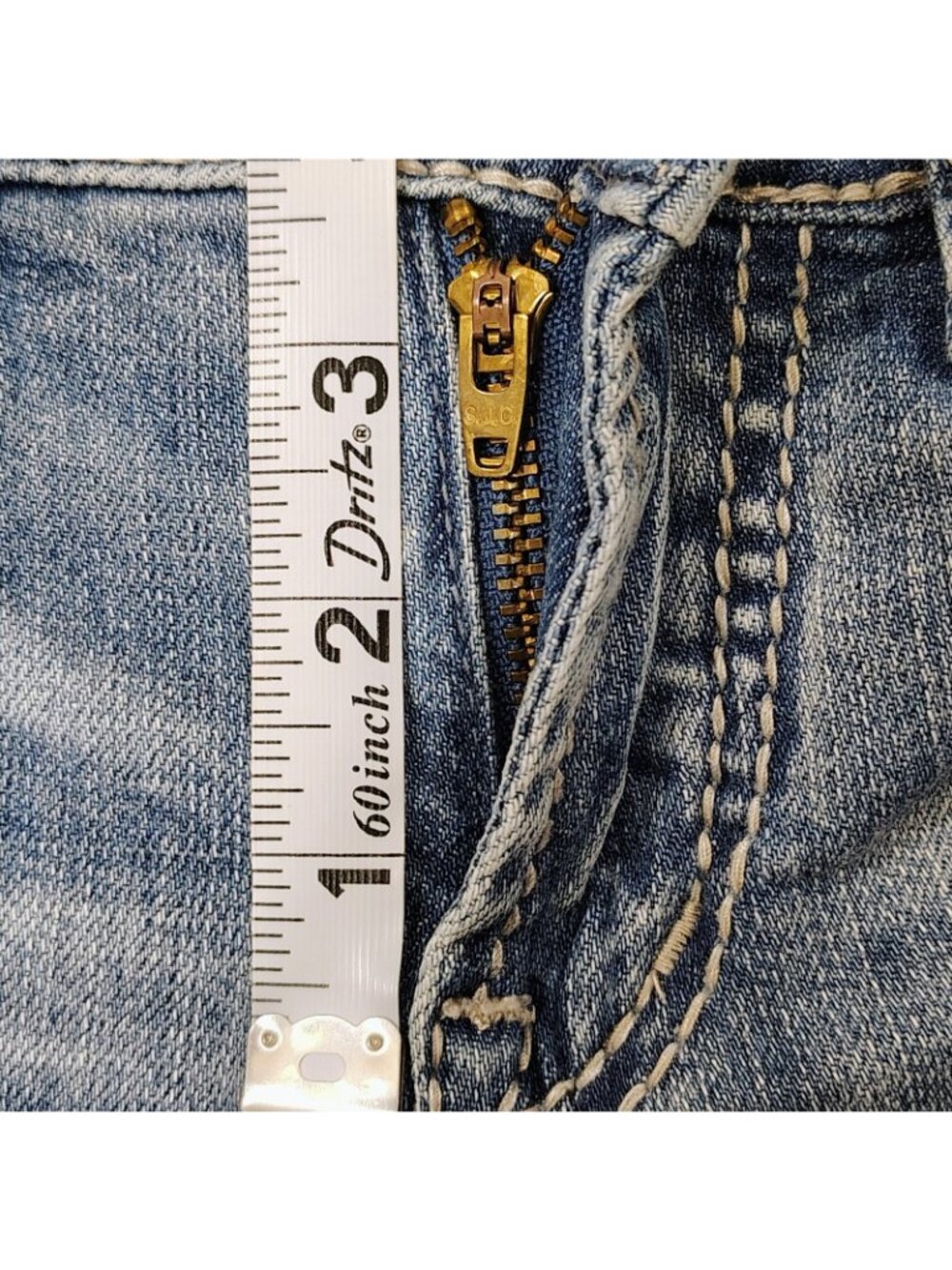 Silver Jeans Suki Womens W28 L31 Western Slim Boot Pants Light Wash Denim Blue - Picture 16 of 16